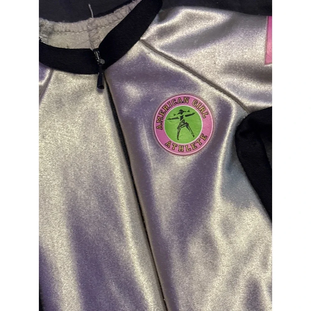 Pleasant Company American Girl Athlete Downhill Racer Silver Ski Suit 1996